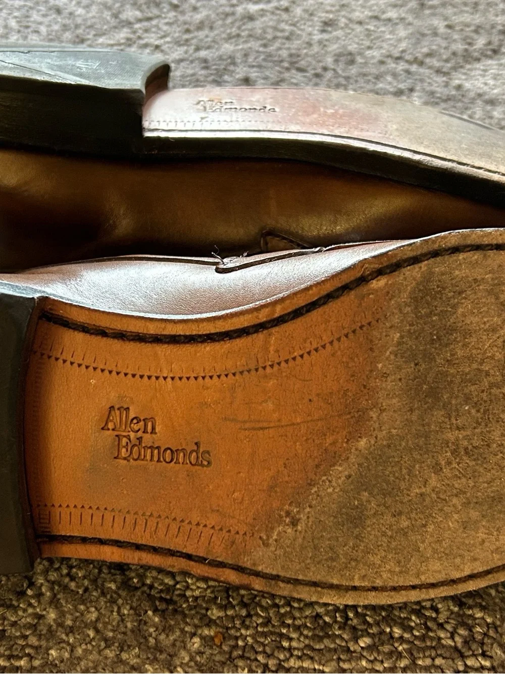 Allen Edmond’s Men's Leather Bit Loafers in Brown